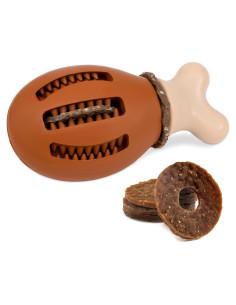 Juguete para Perros PetSafe Busy Buddy Chompin' Chicken - Caucho BPA libre - Interactivo con golosinas