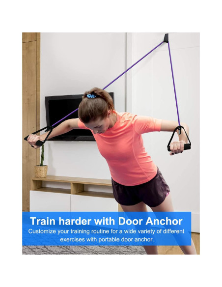 Banda de Resistencia QINWEIKOO D007 con Ancla y Bolsa 135cm