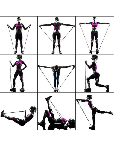 Banda de Resistencia QINWEIKOO D007 con Ancla y Bolsa 135cm