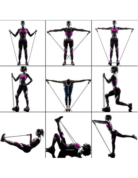 Banda de Resistencia QINWEIKOO D007 con Ancla y Bolsa 135cm