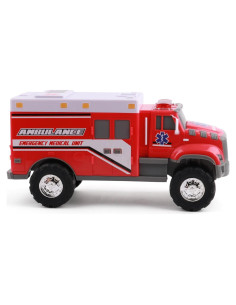 Ambulancia de Juguete Mighty Fleet 30.48 cm con Luces y Sonidos