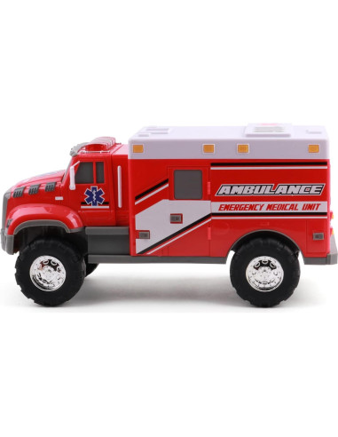 Ambulancia de Juguete Mighty Fleet 30.48 cm con Luces y Sonidos