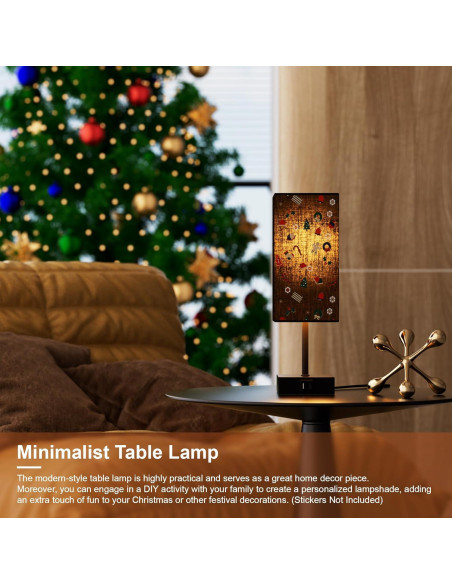 Lámpara de Mesa Sailstar Táctil Regulable 3 Niveles USB Negra