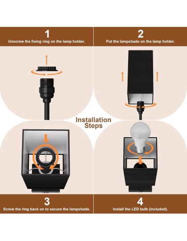 Lámpara de Mesa Sailstar Táctil Regulable 3 Niveles USB Negra