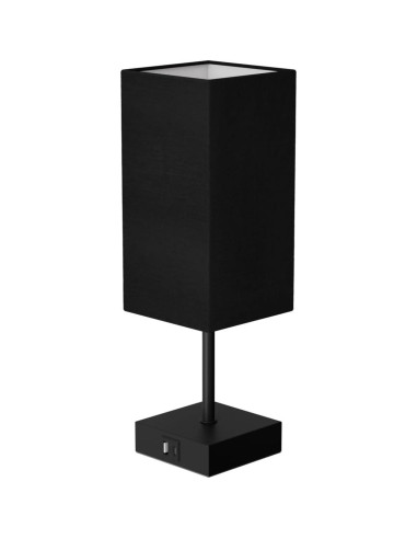 Lámpara de Mesa Sailstar Táctil Regulable 3 Niveles USB Negra