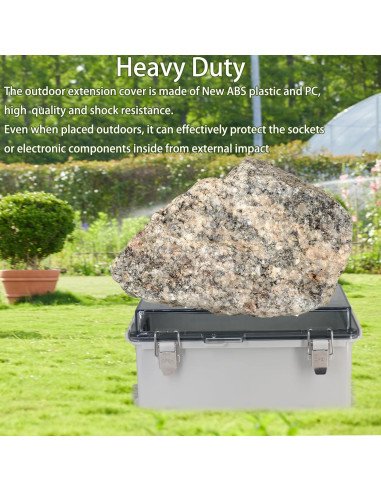 Caja Eléctrica Impermeable IP55 LuSumtly 22.6x12.4cm Transparente