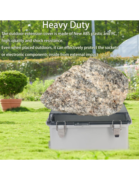 Caja Eléctrica Impermeable IP55 LuSumtly 22.6x12.4cm Transparente