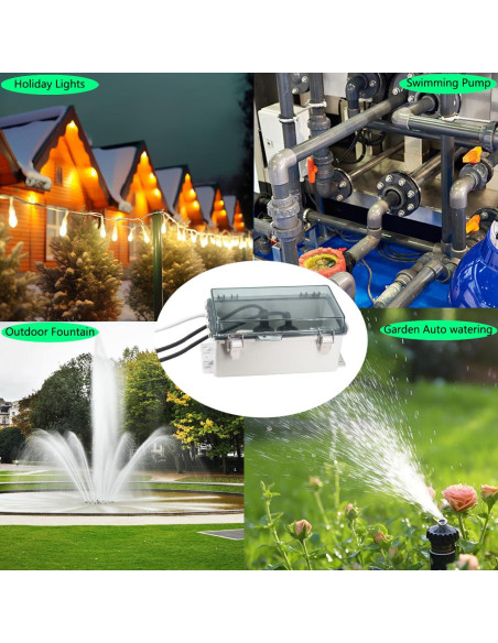 Caja Eléctrica Impermeable IP55 LuSumtly 22.6x12.4cm Transparente