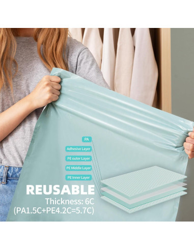 Bolsas de Almacenamiento al Vacío Roqao - 5 Grandes 56x80 cm