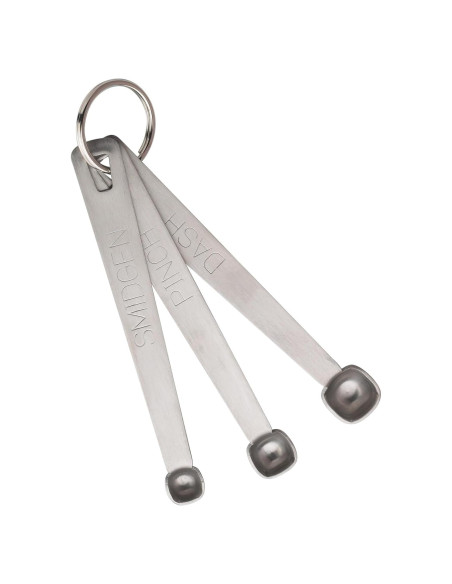 Cucharas Medidoras de Acero Inoxidable Mrs. Anderson - Juego de 3
