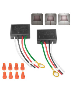 Interruptor Táctil Regulable Zeifun 3 Niveles Brillo LED