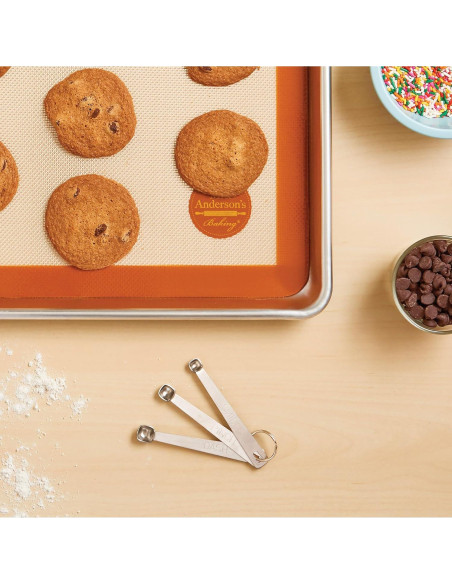 Cucharas Medidoras de Acero Inoxidable Mrs. Anderson - Juego de 3