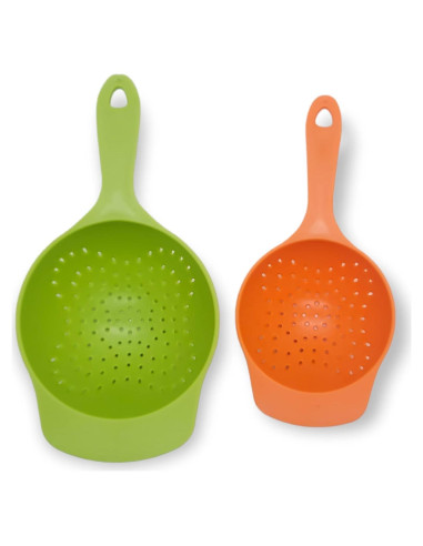 Juego de Coladores de Plástico Handy Housewares - 2 Piezas