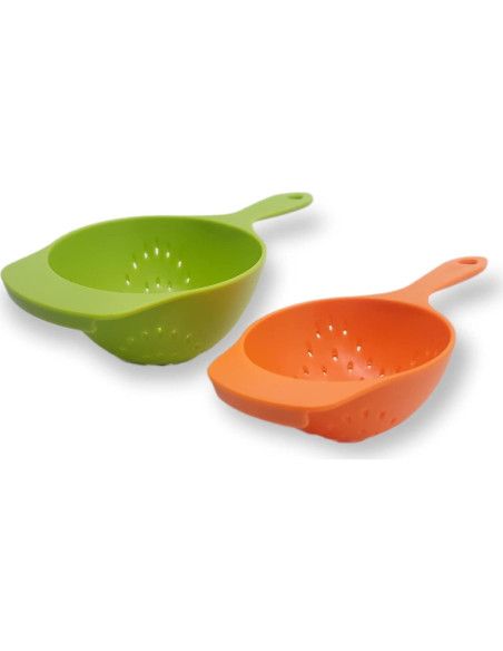 Juego de Coladores de Plástico Handy Housewares - 2 Piezas