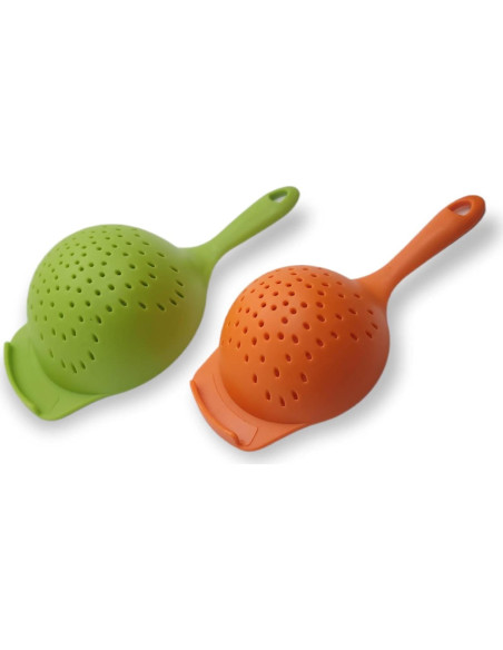 Juego de Coladores de Plástico Handy Housewares - 2 Piezas