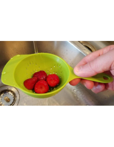 Juego de Coladores de Plástico Handy Housewares - 2 Piezas