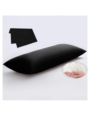 Almohada Corporal Viscoelástica DOWNSTORIA 50.8x137.2 cm Negra