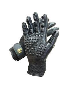 Guantes de Aseo para Mascotas Pet Magasin - Mediano Negro