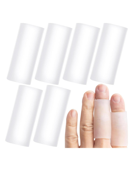 Fundas de Gel para Dedos HINZIC - 6pcs Transparente 4.93 cm