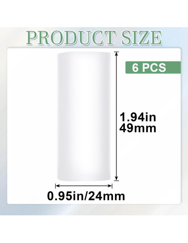 Fundas de Gel para Dedos HINZIC - 6pcs Transparente 4.93 cm