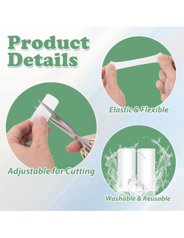 Fundas de Gel para Dedos HINZIC - 6pcs Transparente 4.93 cm