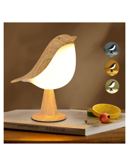 Lámpara de Mesa LED Inalámbrica Xhope 21.5 cm Táctil 3 Brillos