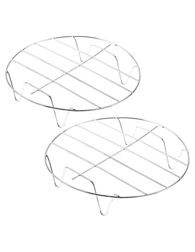 Rejilla de Vapor YIKANGHENG 18 cm Acero Inoxidable 2 Piezas