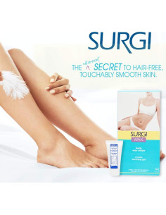 Tiras de Cera Corporal Surgi - 14 Unidades Doble Cara con Gel Calmante 2