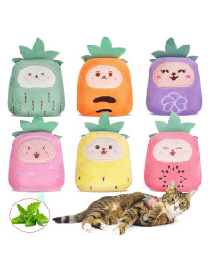 Juguetes para Gatos ETEKYER con Hierba Gatera 6 Piezas