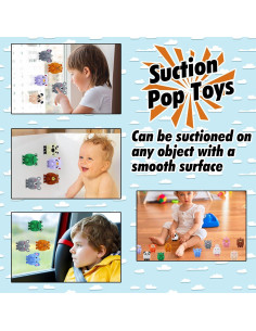 24 Juguetes de Succión de Animales ChildFun - Antiestrés 2