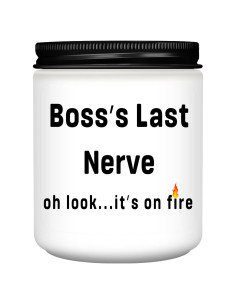 Vela Aromática de Lavanda Homsolver - Regalo Divertido para Jefes