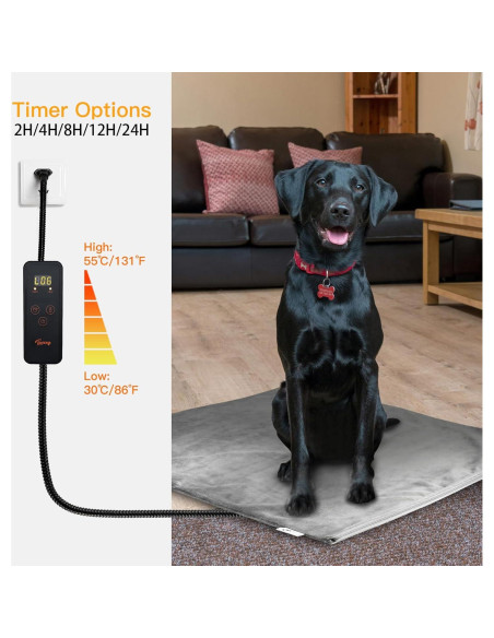 Almohadilla Térmica Eléctrica Toozey 45.72x40.64cm 6 Temperaturas