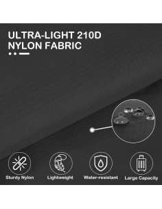 Cubos de Compresión Cipway 3 Piezas Nylon Negro Organizador 2