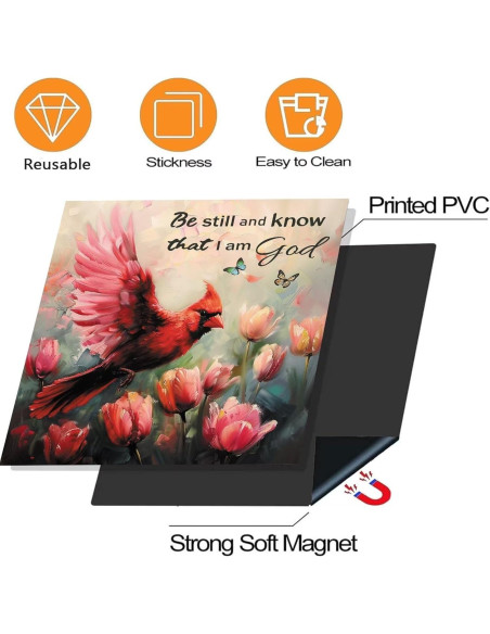 Cubierta Magnética para Lavavajillas Genérico 58.4x66 cm Tulipanes