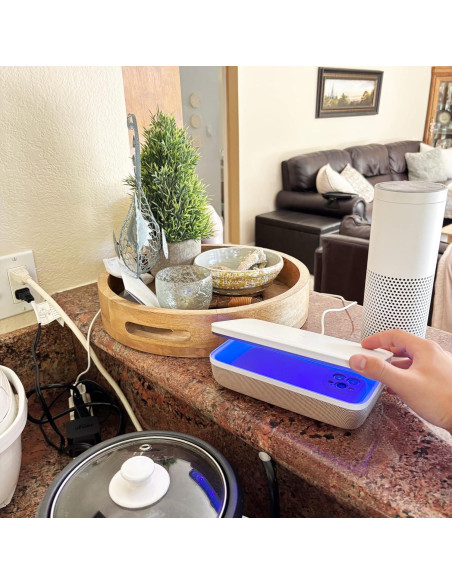 Caja Desinfectante UV-C Cleanse Crate - Gran Capacidad 20.2x11.6 cm