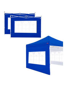 Pared Lateral JANCANOPY para Toldo 10x10 Pies - Paquete de 3 Azul