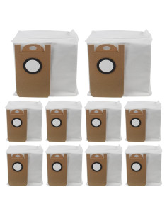 Bolsas de Polvo de Reemplazo FZCSZJFR para Laresar L6 Pro y Viomi S9 - 10 Paquetes