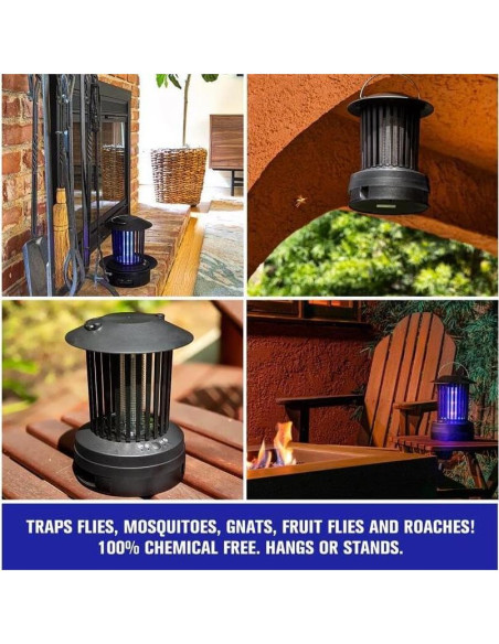 Zapper Doble 18W Bell+Howell, Asesino Eléctrico de Insectos