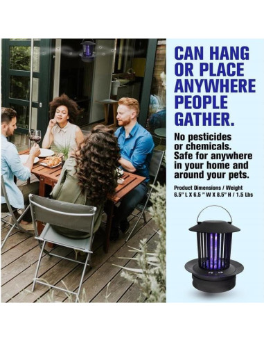 Zapper Doble 18W Bell+Howell, Asesino Eléctrico de Insectos