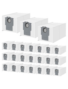 Paquete de 24 bolsas de polvo Qrevo para Roborock 3L