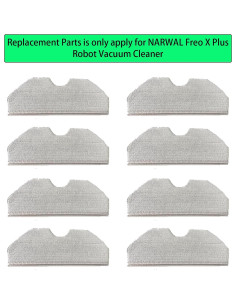 8 Pañuelos de Microfibra YahuPase para Narwal Freo X Plus 2