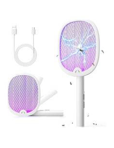 Raqueta Eléctrica YISSVIC Zapper Plegable 2 en 1 1800mAh