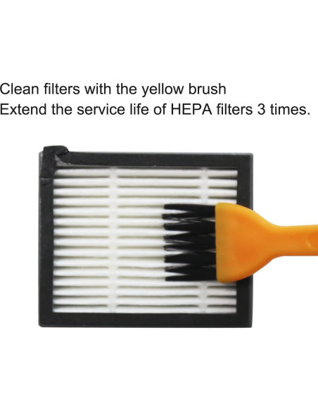 Repuestos iRobot Roomba MZY LLC - 11 Piezas: Filtros HEPA y Cepillos