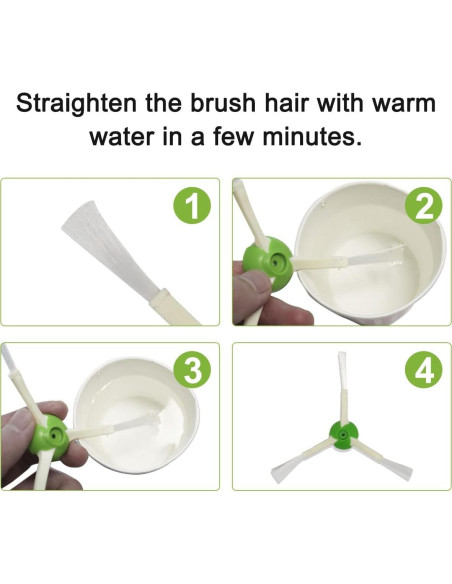 Repuestos iRobot Roomba MZY LLC - 11 Piezas: Filtros HEPA y Cepillos