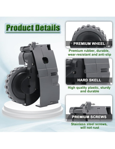 Ruedas de Conducción Izquierda y Derecha Garbage Fighter para iRobot Roomba 500 600 700 800 900