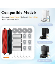 Kit de Accesorios Soniicmomo para Roborock Qrevo Master - 24 Piezas 2