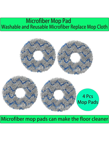 Accesorios de Repuesto YahuPase para Aspiradora Ecovacs DEEBOT X1 y T10 Accesorios de Repuesto YahuPase para Aspiradora Ecovacs DEEBOT X1 y T10