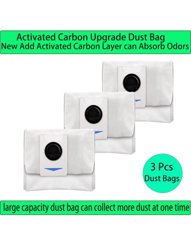 Accesorios de Repuesto YahuPase para Aspiradora Ecovacs DEEBOT X1 y T10