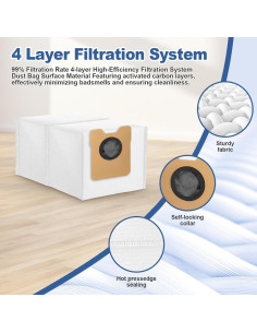 Kit de Reemplazo 22 Piezas para Aspiradora Eufy C20 Omni 2