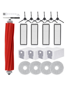 21 Piezas Accesorios para Aspiradora Roborock Qrevo Plus